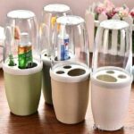 Boîte à brosse à dent et pâte dentifrice